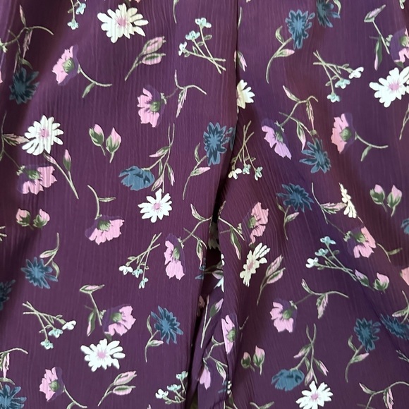 Vintage Shorts Northern Traditions Flowy Floral Purple Festival Spring Coachella - Picture 7 of 11